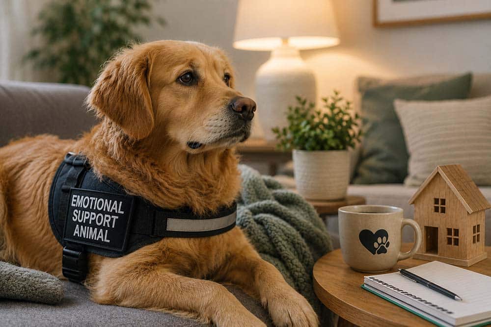 Image showing Emotional Support Animals in Massachusetts Housing- What Landlords and Property Owners Need to Know.